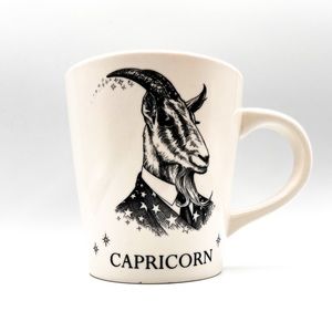 Williams Sonoma Rory Dobner Zodiac Capricorn Gentleman Coffee Mug NWOB